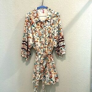 Lauren Conrad mini floral dress size XXl